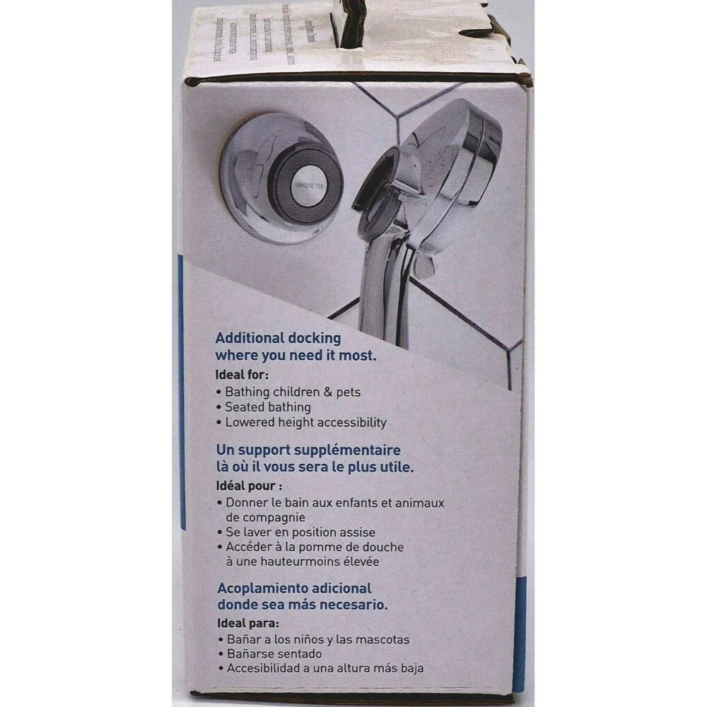 Moen Magnetix Remote Dock 186117 Chrome Showerhead Holder New